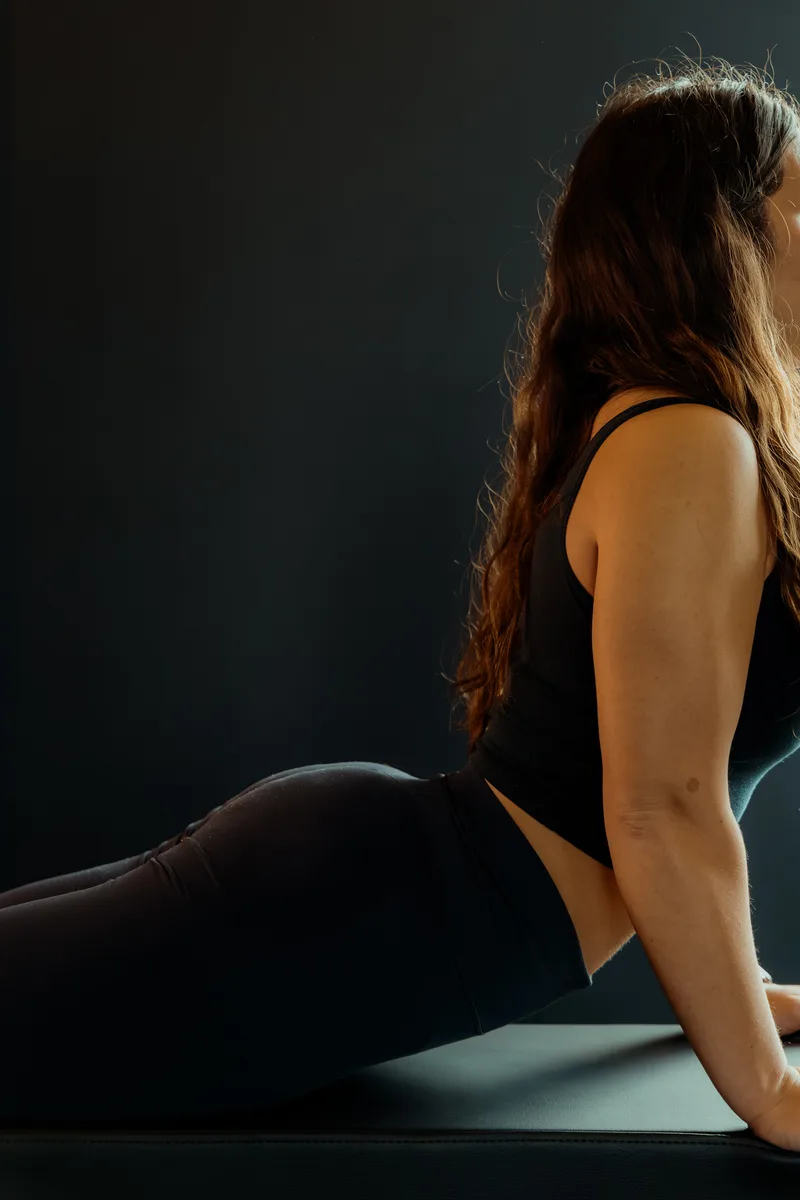 Reformer Pilates pose at Vit&aacute;lis Studios