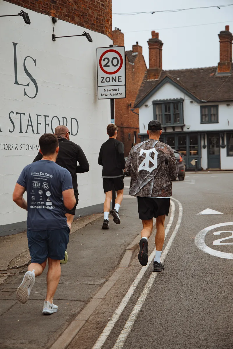 Members of the Vit&aacute;lis Run Club during the Sunday run