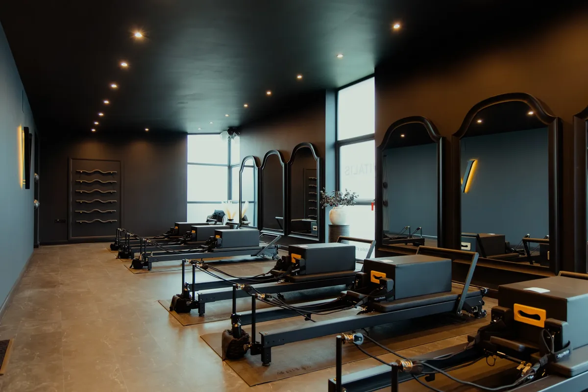 Vitális Studios interior with reformer beds